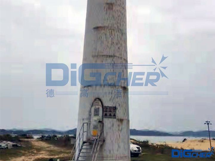 風(fēng)電塔筒被機油污染